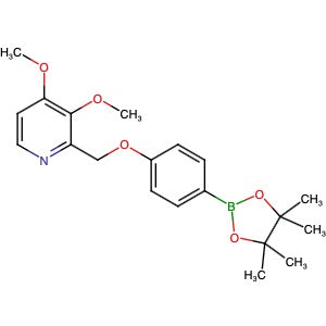 1300645-77-5 | 3,4-Dimethoxy-2-[[4-(4,4,5,5-tetramethyl-1,3,2-dioxaborolan-2-yl)phenoxy]methyl]pyridine - Hoffman Fine Chemicals