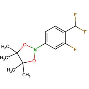 1310949-75-7 | 2-[4-(Difluoromethyl)-3-fluorophenyl]-4,4,5,5-tetramethyl-1,3,2-dioxaborolane - Hoffman Fine Chemicals