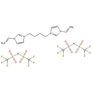 1312310-16-9 | 3,3'-(Butane-1,4-diyl)bis(1-vinyl-1H-imidazol-3-ium) bis((trifluoromethyl)sulfonyl)amide - Hoffman Fine Chemicals