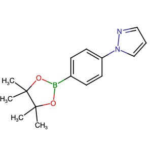 1312478-63-9 | 1-[4-(4,4,5,5-Tetramethyl-1,3,2-dioxaborolan-2-yl)phenyl]-1H-pyrazole - Hoffman Fine Chemicals