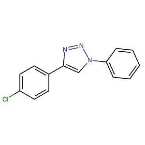 13148-81-7 | 4-(4-Chlorophenyl)-1-phenyl-1H-1,2,3-triazole - Hoffman Fine Chemicals