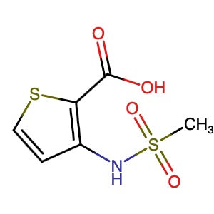132864-57-4 | 3-(Methylsulfonamido)-2-thiophenecarboxylic acid - Hoffman Fine Chemicals