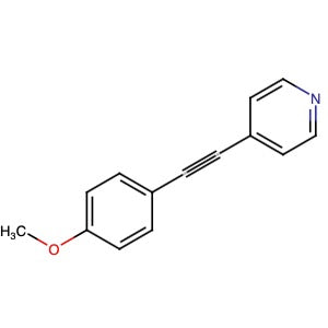 13295-95-9 | 4-[2-(4-Methoxyphenyl)ethynyl]pyridine - Hoffman Fine Chemicals