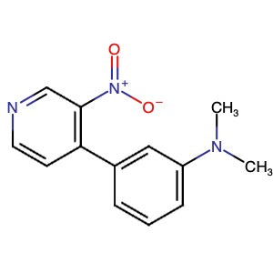 1335110-49-0 | N,N-Dimethyl-3-(3-nitropyridin-4-yl)aniline - Hoffman Fine Chemicals