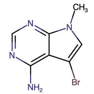 1337532-51-0 | 5-Bromo-7-methyl-7H-pyrrolo[2,3-d]pyrimidin-4-amine - Hoffman Fine Chemicals