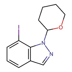 1337880-64-4 | 7-Iodo-1-(tetrahydro-2H-pyran-2-yl)-1H-indazole - Hoffman Fine Chemicals