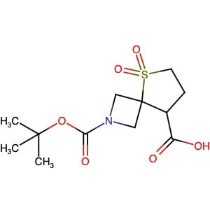 1340481-81-3 | 2-(tert-Butoxycarbonyl)-5-thia-2-azaspiro[3.4]octane-8-carboxylic acid 5,5-dioxide - Hoffman Fine Chemicals
