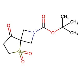 1340481-91-5 | 5-Thia-2-azaspiro[3.4]octane-2-carboxylic acid, 8-oxo-, 1,1-dimethylethyl ester, 5,5-dioxide - Hoffman Fine Chemicals
