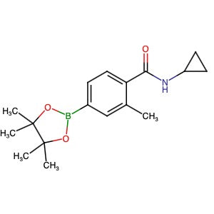 1351374-48-5 | N-Cyclopropyl-2-methyl-4-(4,4,5,5-tetramethyl-1,3,2-dioxaborolan-2-yl)benzamide - Hoffman Fine Chemicals