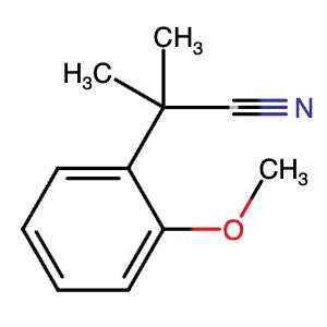 13524-75-9 | 2-(2-Methoxyphenyl)-2-methylpropanenitrile - Hoffman Fine Chemicals