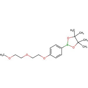 1366602-62-1 | 2-(4-(2-(2-methoxyethoxy)ethoxy)phenyl)-4,4,5,5-tetramethyl-1,3,2-dioxaborolane - Hoffman Fine Chemicals