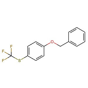 1373406-47-3 | 1-(Phenylmethoxy)-4-[(trifluoromethyl)thio]benzene - Hoffman Fine Chemicals