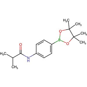 1374263-57-6 | 2-Methyl-N-[4-(tetramethyl-1,3,2-dioxaborolan-2-yl)phenyl]propanamide - Hoffman Fine Chemicals