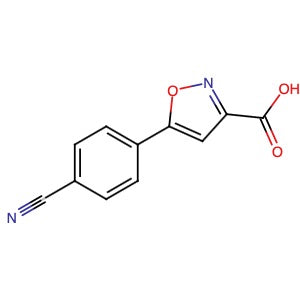 1375064-45-1 | 5-(4-Cyanophenyl)isoxazole-3-carboxylic acid - Hoffman Fine Chemicals