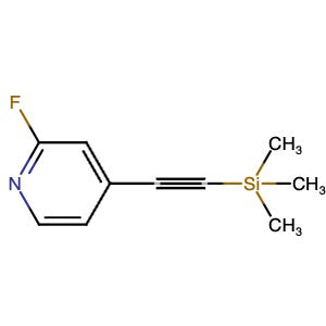 1378976-75-0 | 2-Fluoro-4-[2-(trimethylsilyl)ethynyl]pyridine - Hoffman Fine Chemicals