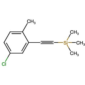 1378976-83-0 | 4-Chloro-1-methyl-2-[2-(trimethylsilyl)ethynyl]benzene - Hoffman Fine Chemicals