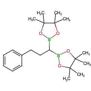 1379610-52-2 | 2,2′-(3-Phenylpropylidene)bis[4,4,5,5-tetramethyl-1,3,2-dioxaborolane] - Hoffman Fine Chemicals