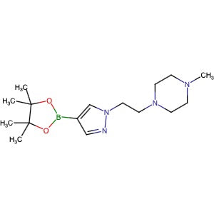 1392419-83-8 | 1-Methyl-4-[2-[4-(4,4,5,5-tetramethyl-1,3,2-dioxaborolan-2-yl)-1H-pyrazol-1-yl]ethyl]piperazine - Hoffman Fine Chemicals