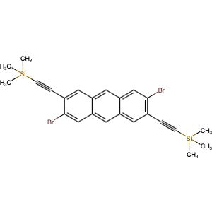 1397972-12-1 | 2,6-Dibromo-3,7-bis(trimethylsilylethynyl)anthracene - Hoffman Fine Chemicals
