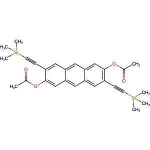 1397972-16-5 | 2,6-Diacetoxy-3,7-bis(trimethylsilylethynyl)anthracene - Hoffman Fine Chemicals
