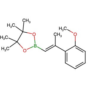 1398771-25-9 | (E)-2-[2-(2-Methoxyphenyl)prop-1-en-1-yl]-4,4,5,5-tetramethyl-1,3,2-dioxaborolane - Hoffman Fine Chemicals