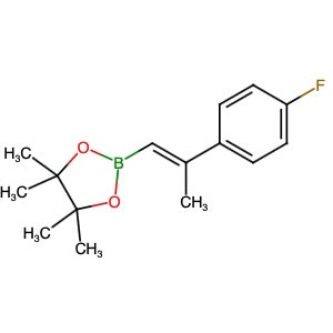 1398771-26-0 | 2-[(1E)-2-(4-Fluorophenyl)prop-1-en-1-yl]-4,4,5,5-tetramethyl-1,3,2-dioxaborolane - Hoffman Fine Chemicals