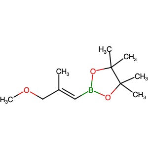 1398771-34-0 | (E)-2-(3-Methoxy-2-methylprop-1-en-1-yl)-4,4,5,5-tetramethyl-1,3,2-dioxaborolane - Hoffman Fine Chemicals