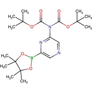 1400668-06-5 | N,N-bisBoc 6-(4,4,5,5-tetramethyl-1,3,2-dioxaborolan-2-yl)pyrazin-2-amine - Hoffman Fine Chemicals
