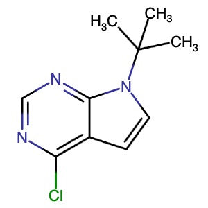1402444-77-2 | 7-tert-Butyl-4-chloro-7H-pyrrolo[2,3-d]pyrimidine - Hoffman Fine Chemicals