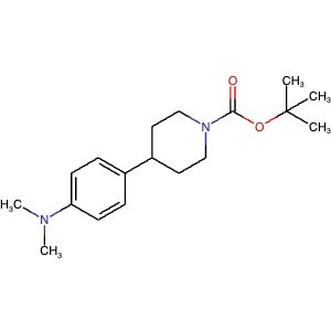 CAS 1407546-17-1 | tert-Butyl 4-(4-(dimethylamino)phenyl)piperidine-1-carboxylate