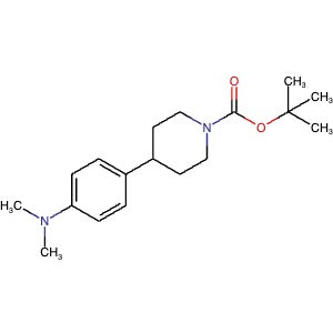 1407546-17-1 | tert-Butyl 4-(4-(dimethylamino)phenyl)piperidine-1-carboxylate - Hoffman Fine Chemicals
