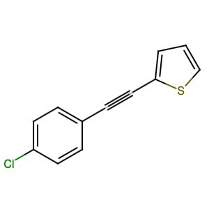 140918-60-1 | 2-(2-(4-Chlorophenyl)ethynyl)thiophene - Hoffman Fine Chemicals