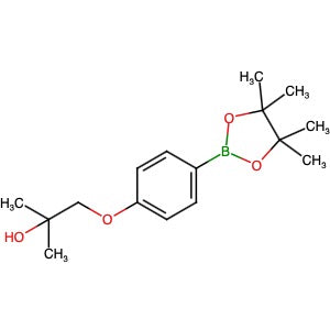 1415793-95-1 | 2-Methyl-1-(4-(4,4,5,5-tetramethyl-1,3,2-dioxaborolan-2-yl)phenoxy)propan-2-ol - Hoffman Fine Chemicals