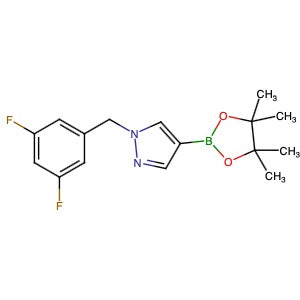 1415825-04-5 | 1-(3,5-Difluorobenzyl)-4-(4,4,5,5-tetramethyl-1,3,2-dioxaborolan-2-yl)-1H-pyrazole - Hoffman Fine Chemicals