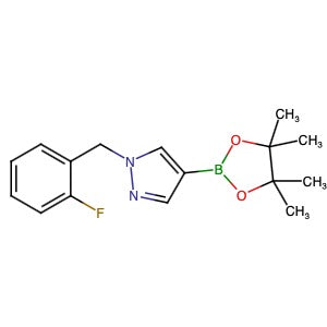 1415825-05-6 | 1-[(2-Fluorophenyl)methyl]-4-(4,4,5,5-tetramethyl-1,3,2-dioxaborolan-2-yl)-1H-pyrazole - Hoffman Fine Chemicals