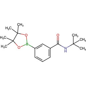 1416775-83-1 | N-(tert-Butyl)-3-(4,4,5,5-tetramethyl-1,3,2-dioxaborolan-2-yl)benzamide - Hoffman Fine Chemicals