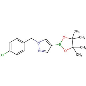 1430750-51-8 | 1-[(4-Chlorophenyl)methyl]-4-(4,4,5,5-tetramethyl-1,3,2-dioxaborolan-2-yl)-1H-pyrazole - Hoffman Fine Chemicals