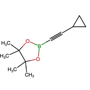 1432491-43-4 | 2-(Cyclopropylethynyl)-4,4,5,5-tetramethyl-1,3,2-dioxaborolane - Hoffman Fine Chemicals