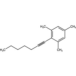 14374-48-2 | 2-(Hept-1-yn-1-yl)-1,3,5-trimethylbenzene - Hoffman Fine Chemicals