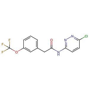 1439400-46-0 | N-(6-Chloropyridazin-3-yl)-2-(3-(trifluoromethoxy)phenyl)acetamide - Hoffman Fine Chemicals