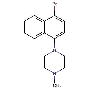 1448157-22-9 | 1-(4-Bromonaphthalen-1-yl)-4-methylpiperazine - Hoffman Fine Chemicals
