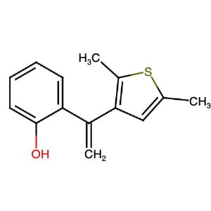 1448251-16-8 | 2-(1-(2,5-Dimethylthiophen-3-yl)vinyl)phenol - Hoffman Fine Chemicals