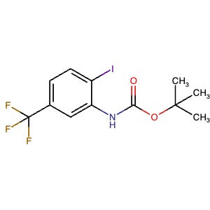 1448535-57-6 | t-Butyl (2-iodo-5-(trifluoromethyl)phenyl)carbamate - Hoffman Fine Chemicals