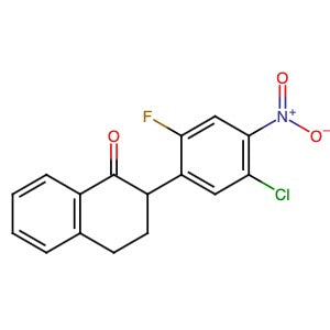 1451449-38-9 | 2-(5-Chloro-2-fluoro-4-nitrophenyl)-3,4-dihydronaphthalen-1(2H)-one - Hoffman Fine Chemicals