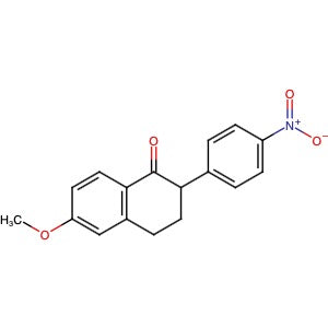 1451449-50-5 | 6-Methoxy-2-(4-nitrophenyl)-1,2,3,4-tetrahydronaphthalen-1-one - Hoffman Fine Chemicals