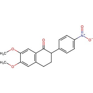 1451449-53-8 | 6,7-Dimethoxy-2-(4-nitrophenyl)-3,4-dihydronaphthalen-1(2H)-one - Hoffman Fine Chemicals