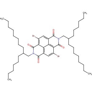 1459168-68-3 | 4,9-Dibromo-2,7-bis(2-hexyldecyl)benzo[lmn][3,8]phenanthroline-1,3,6,8(2H,7H)-tetrone - Hoffman Fine Chemicals