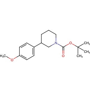 1463887-97-9 | tert-Butyl 3-(4-methoxyphenyl)piperidine-1-carboxylate - Hoffman Fine Chemicals