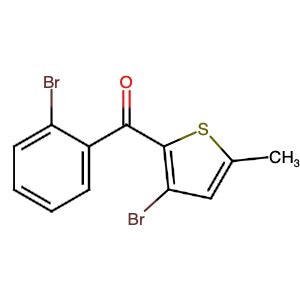 1466639-90-6 | (3-Bromo-5-methylthiophen-2-yl)(2-bromophenyl)methanone - Hoffman Fine Chemicals