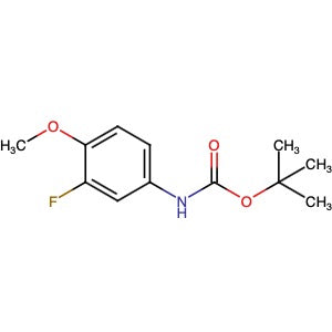 1480520-42-0 | 1,1-Dimethylethyl N-(3-fluoro-4-methoxyphenyl)carbamate - Hoffman Fine Chemicals